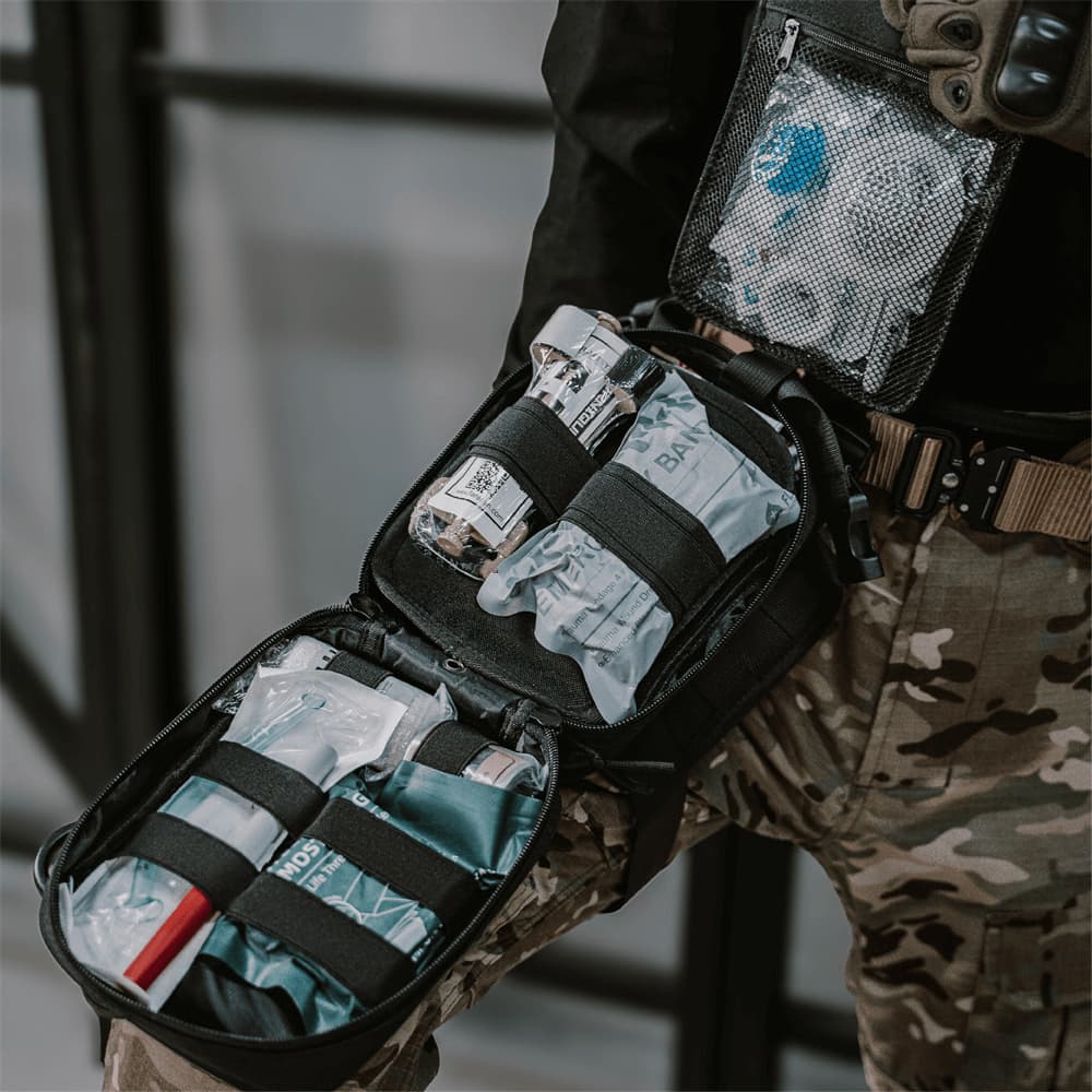 FlareSyn DLK Drop Leg Tactical First Aid Pouch
