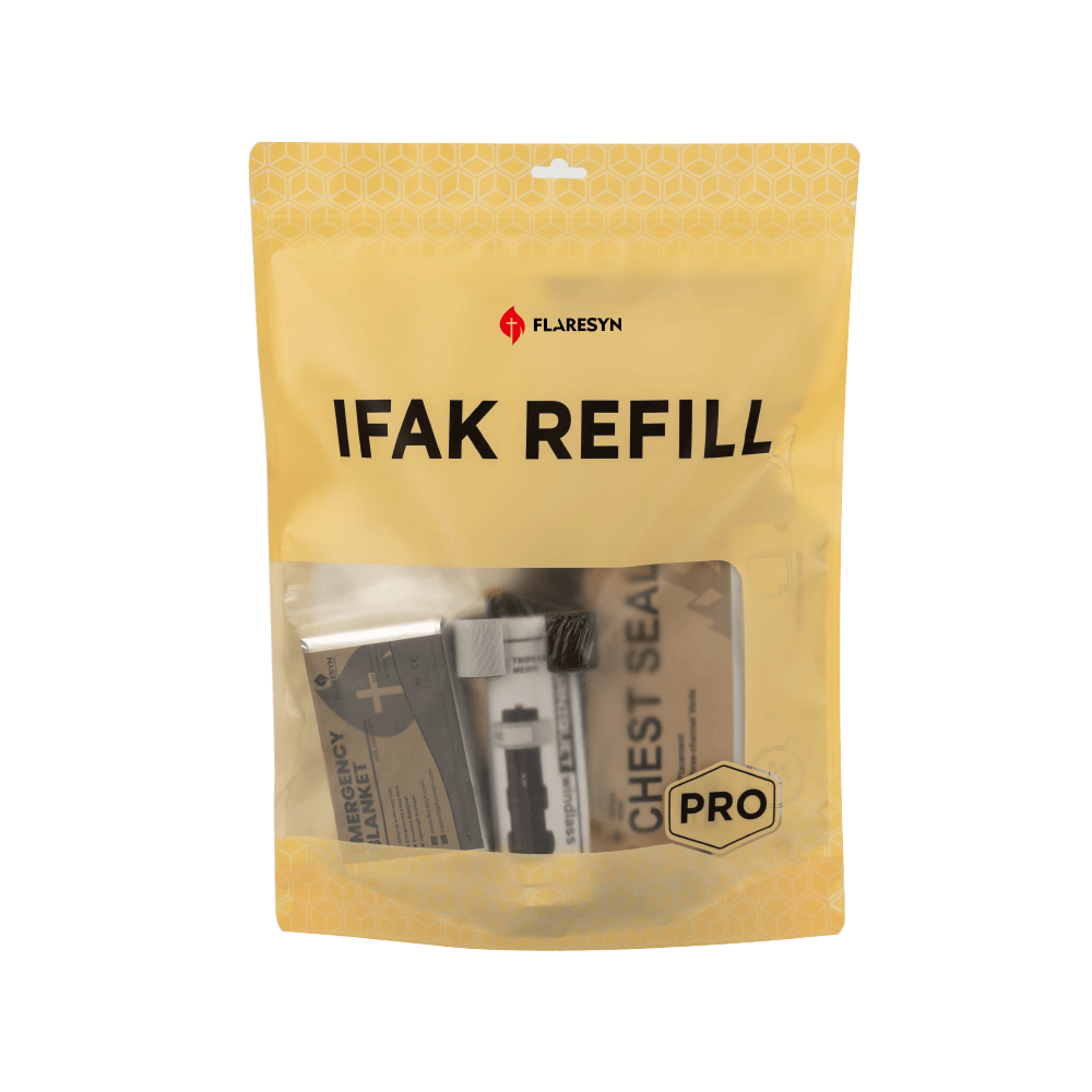 Tactical Trauma Kit(A)-Refill IFAK for Emergency Bleeding Control