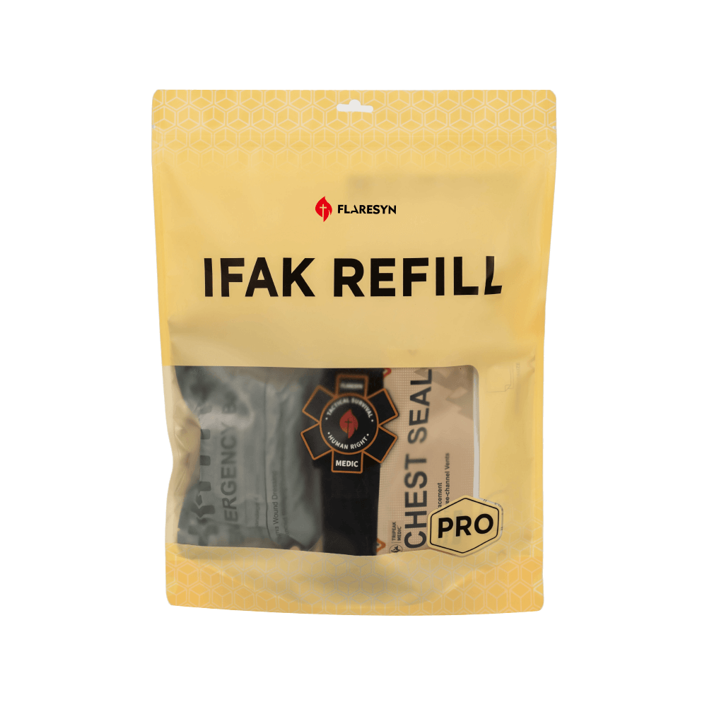 Tactical Trauma Kit(B) -Refill IFAK With Metal Tourniquet