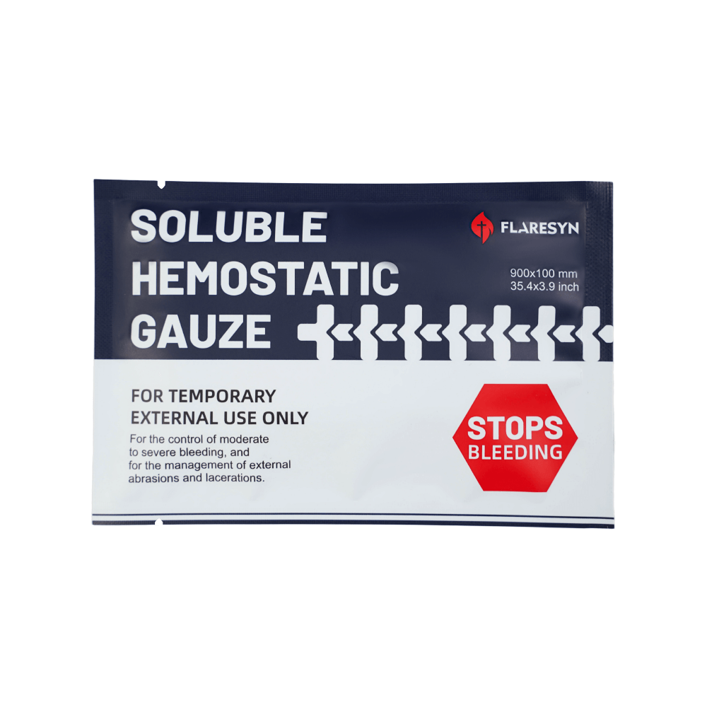 Soluble Hemostatic Gauze