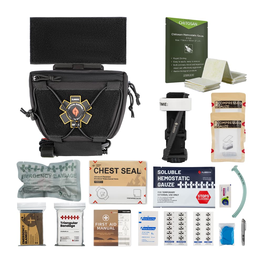 FlareSyn THM Tactical Hanger Medic Kit (Pre-filled)