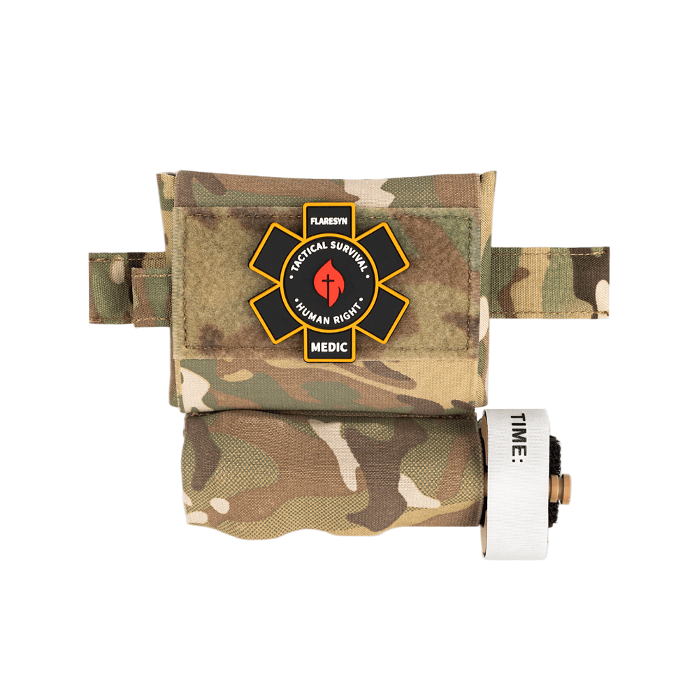 Micro Trauma EDC MOLLE Pouch with Rapid Deploy Tourniquet Sleeve