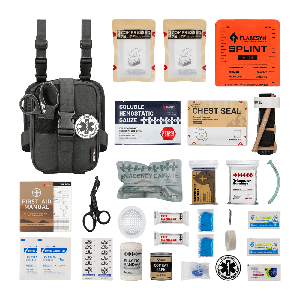FlareSyn DLK Drop Leg Tactical First Aid Pouch
