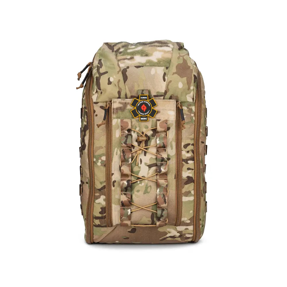 FlareSyn F9 IFAK Tactical Medical First Aid Bag – 4-6 Combatant
