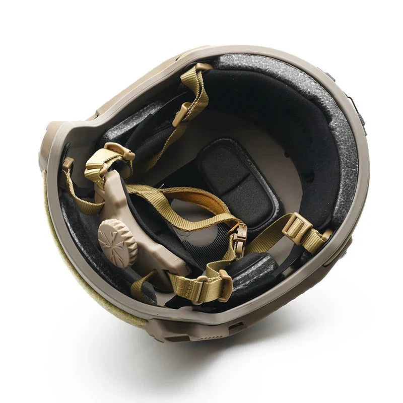 Elite Tactical Helmet DE - High Cut Airsoft Edition