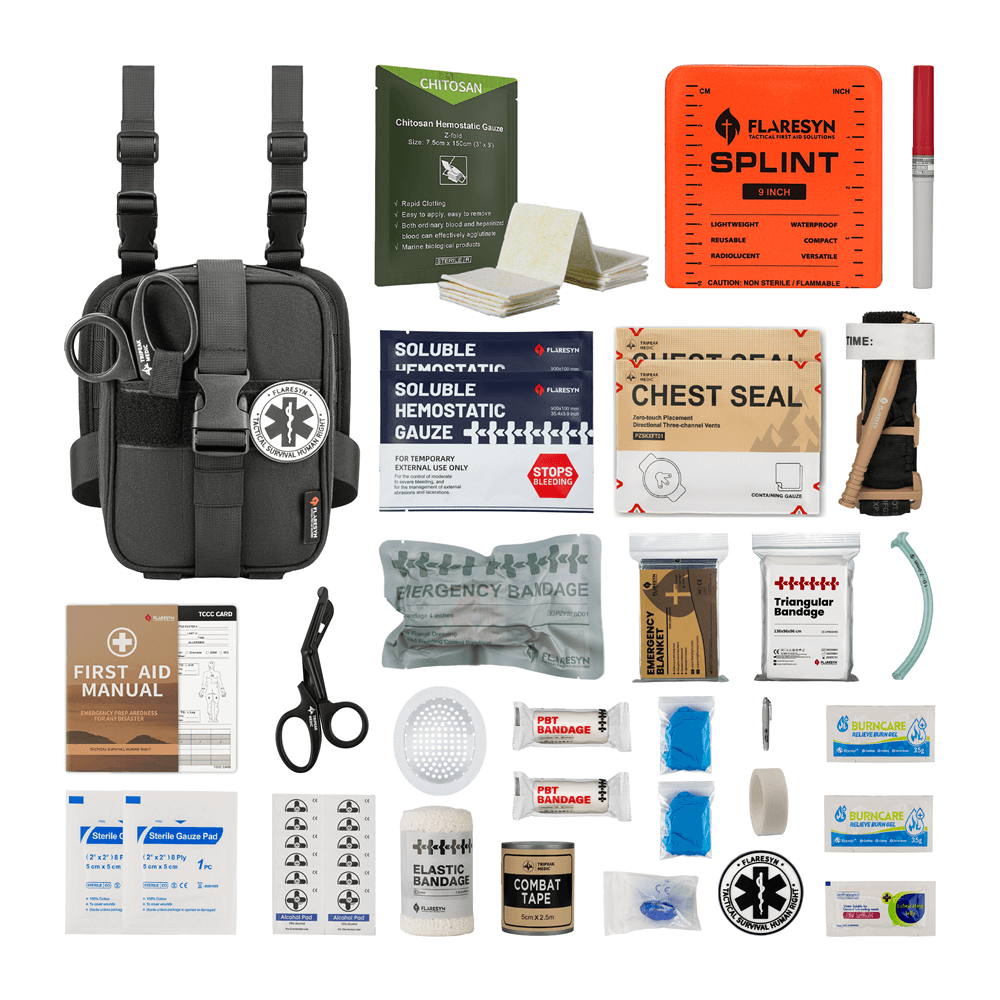 FlareSyn DLK Drop Leg Tactical First Aid Pouch